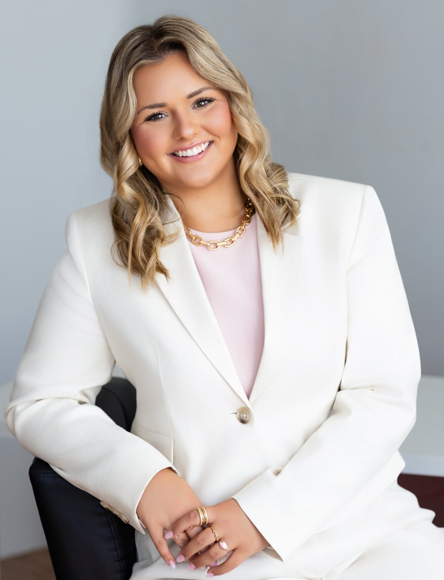 Woman in confident poise pose for business